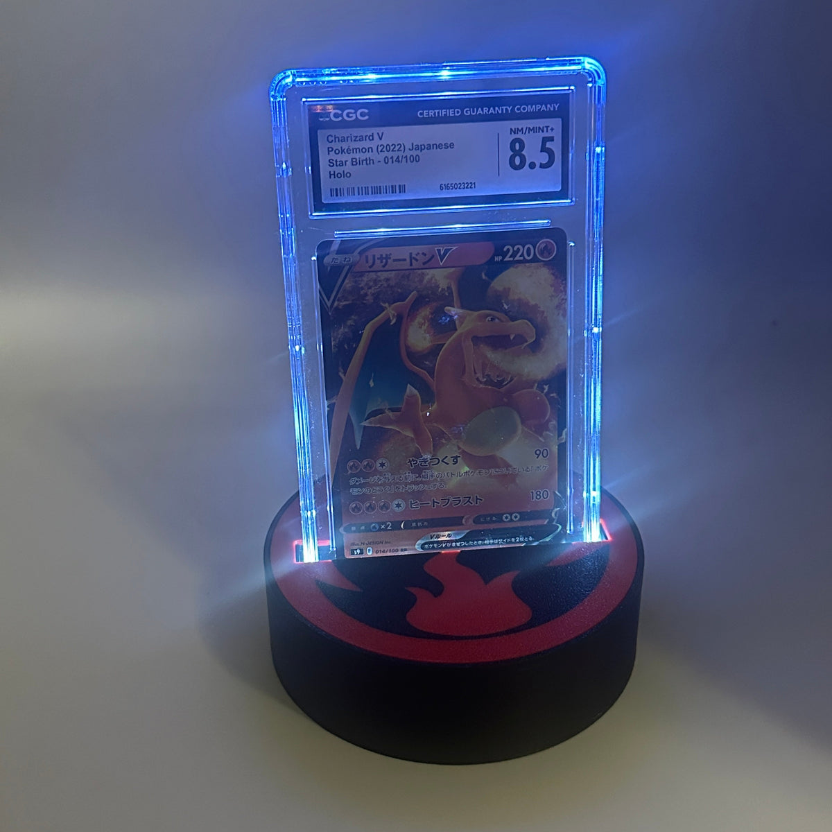 Fire Energy Slablyte - Graded Card Display